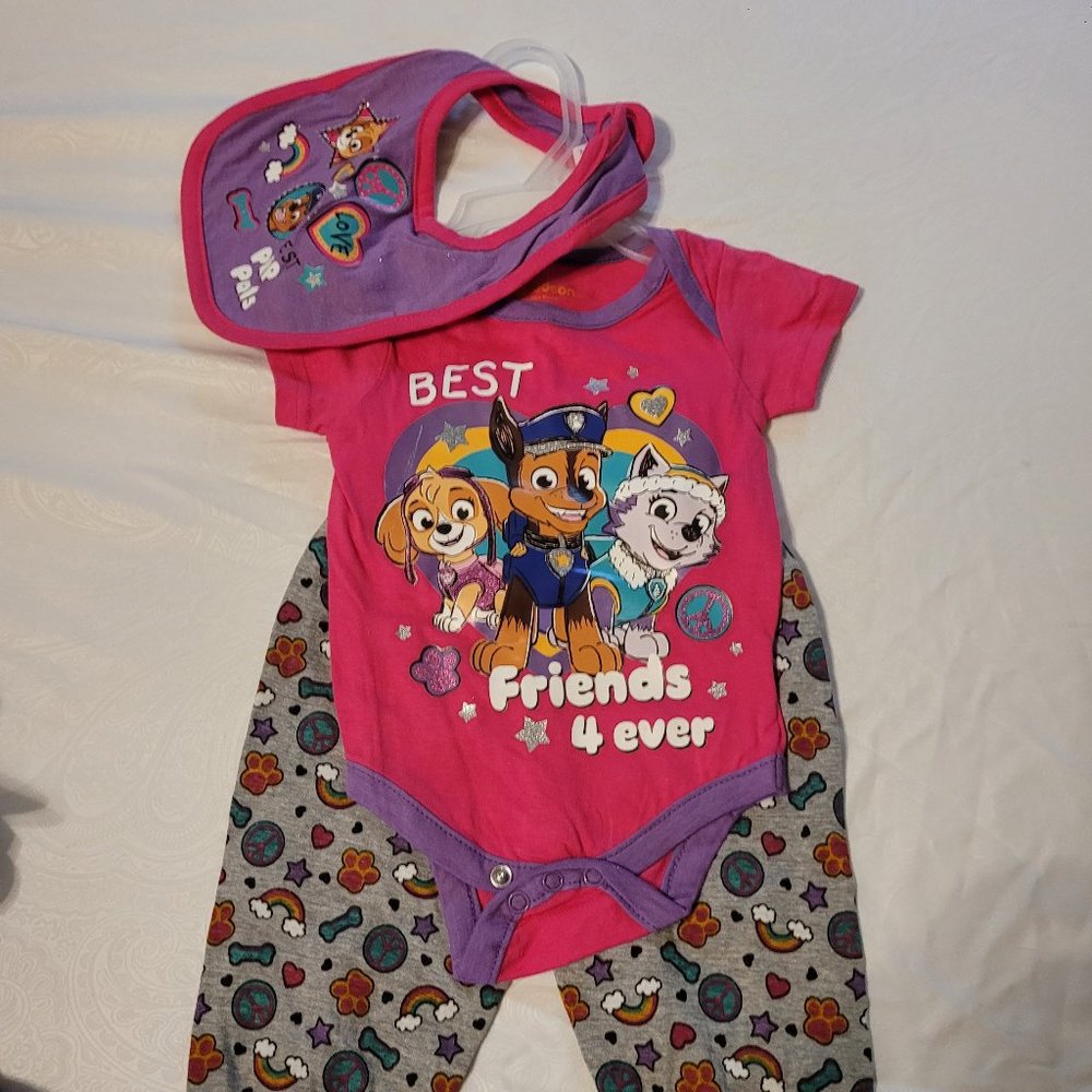 Paw Patrol Pet Pals Pants and Onesi Matching Set